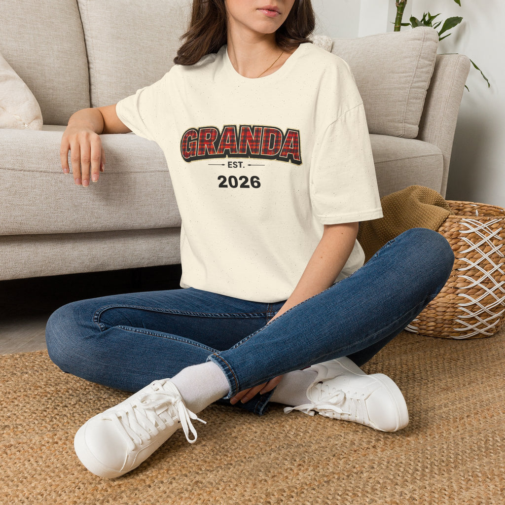 GRANPA Tartan Est- Personalised T-Shirt