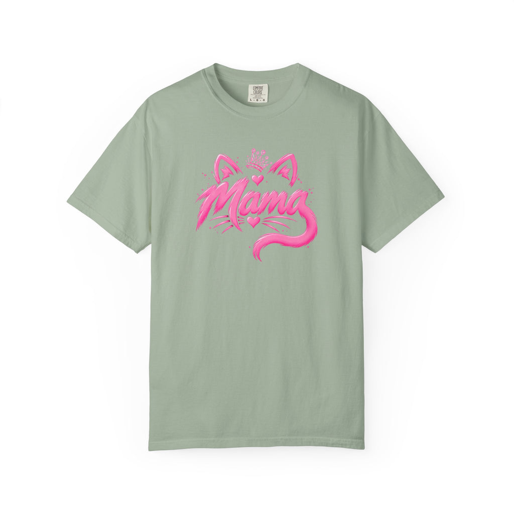 Mama Cat Crown T‑Shirt