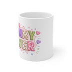 Mommy Power Mug — Colorful Patchwork Mothers Day Coffee Cup