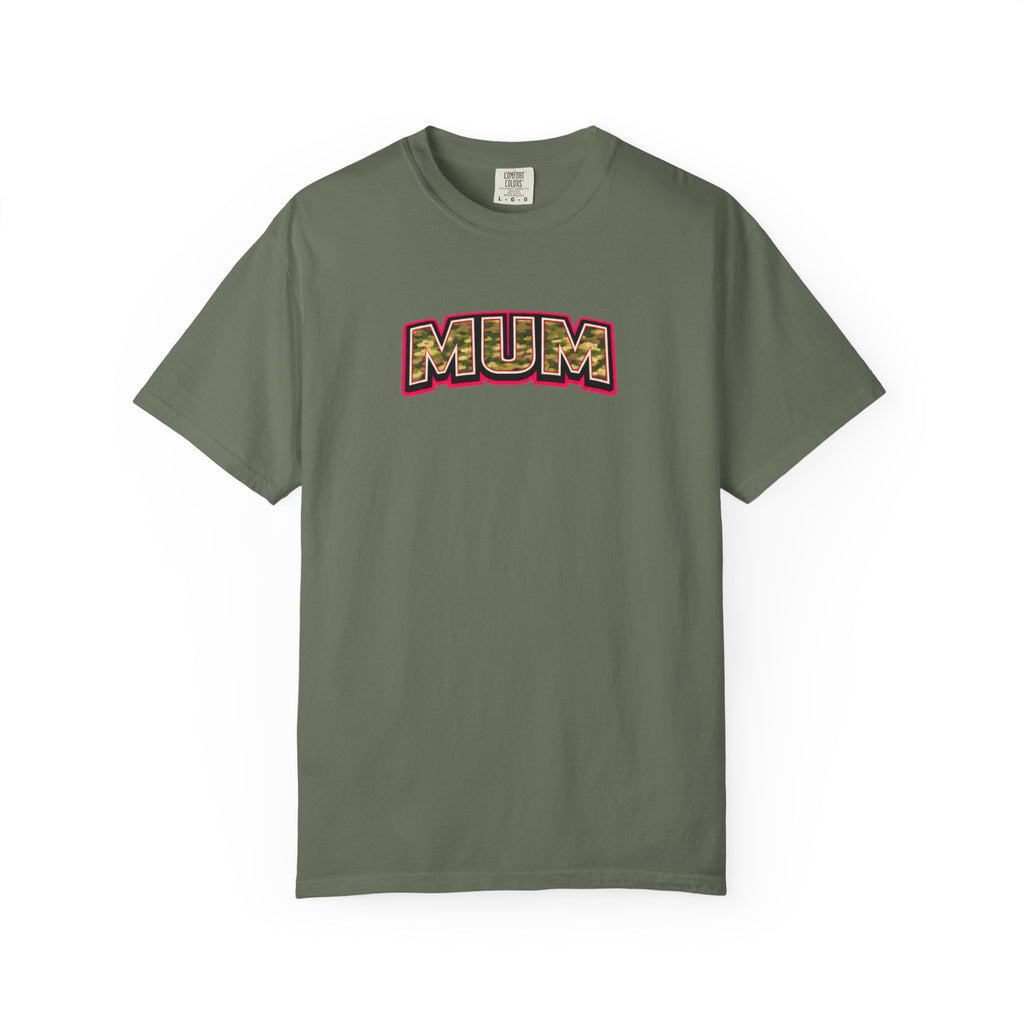 Mum Camo Print Logo T-Shirt