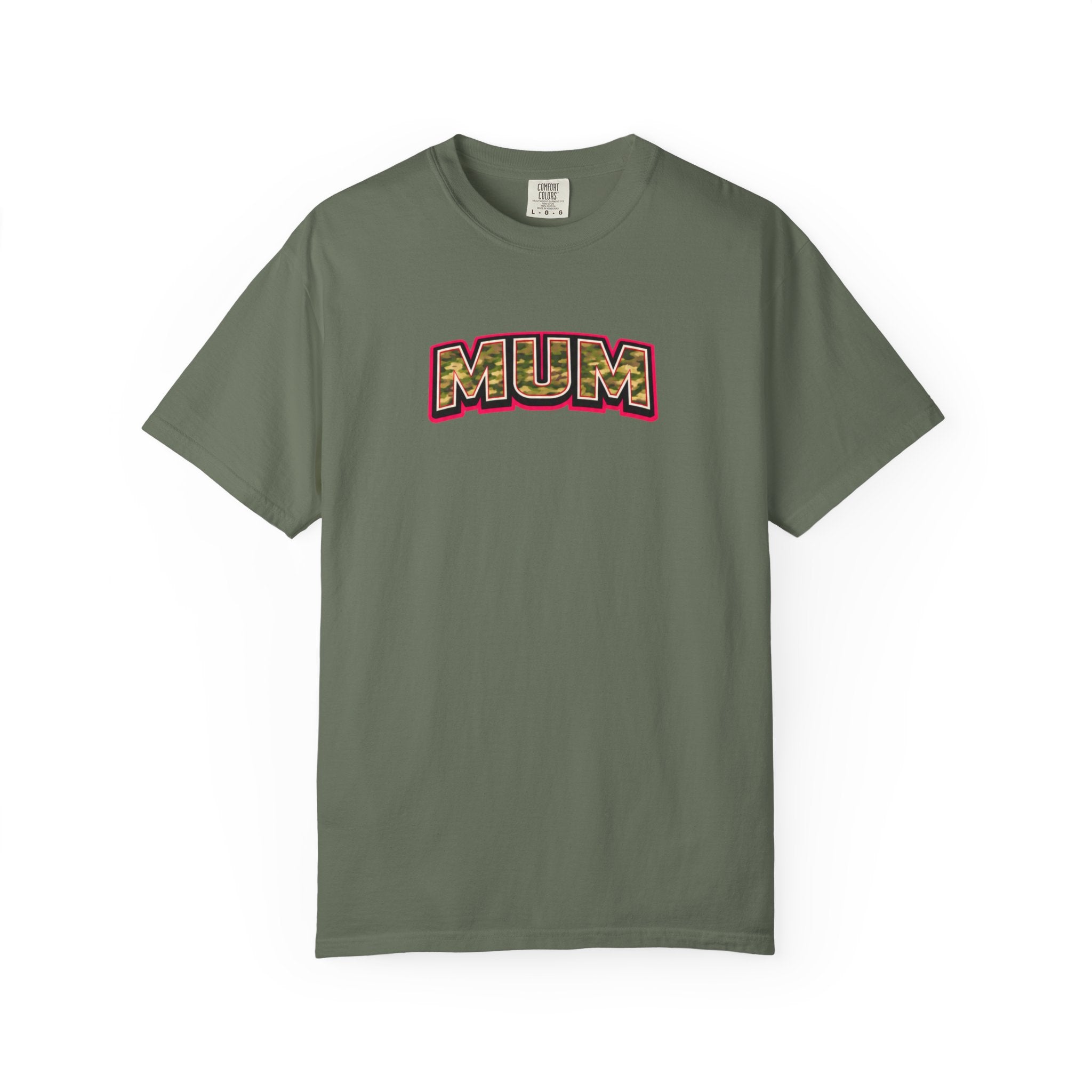 Mum Camo Print Logo T-Shirt