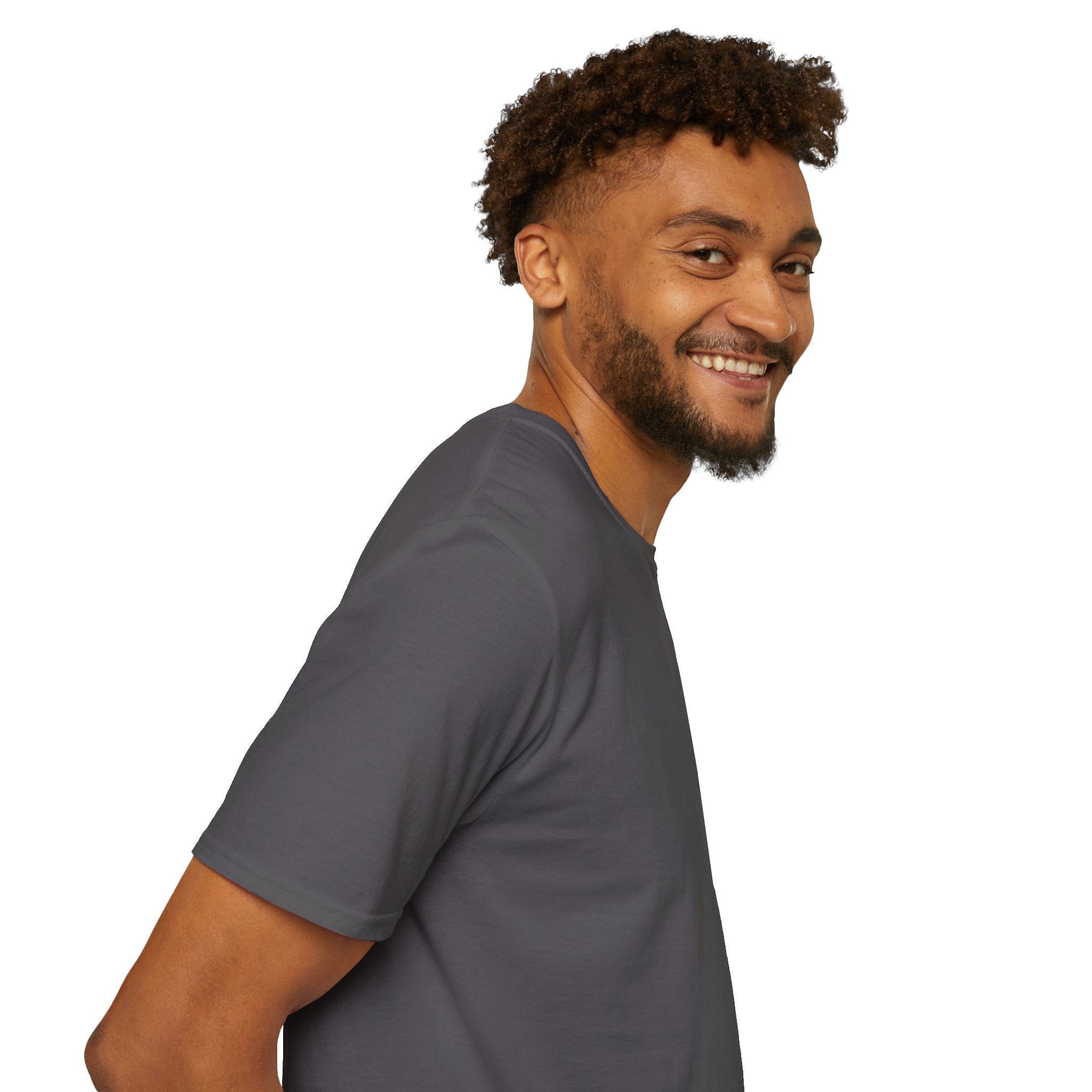 Grandad Name Badge T-Shirt — "Hello, Grandad!" Chest Logo