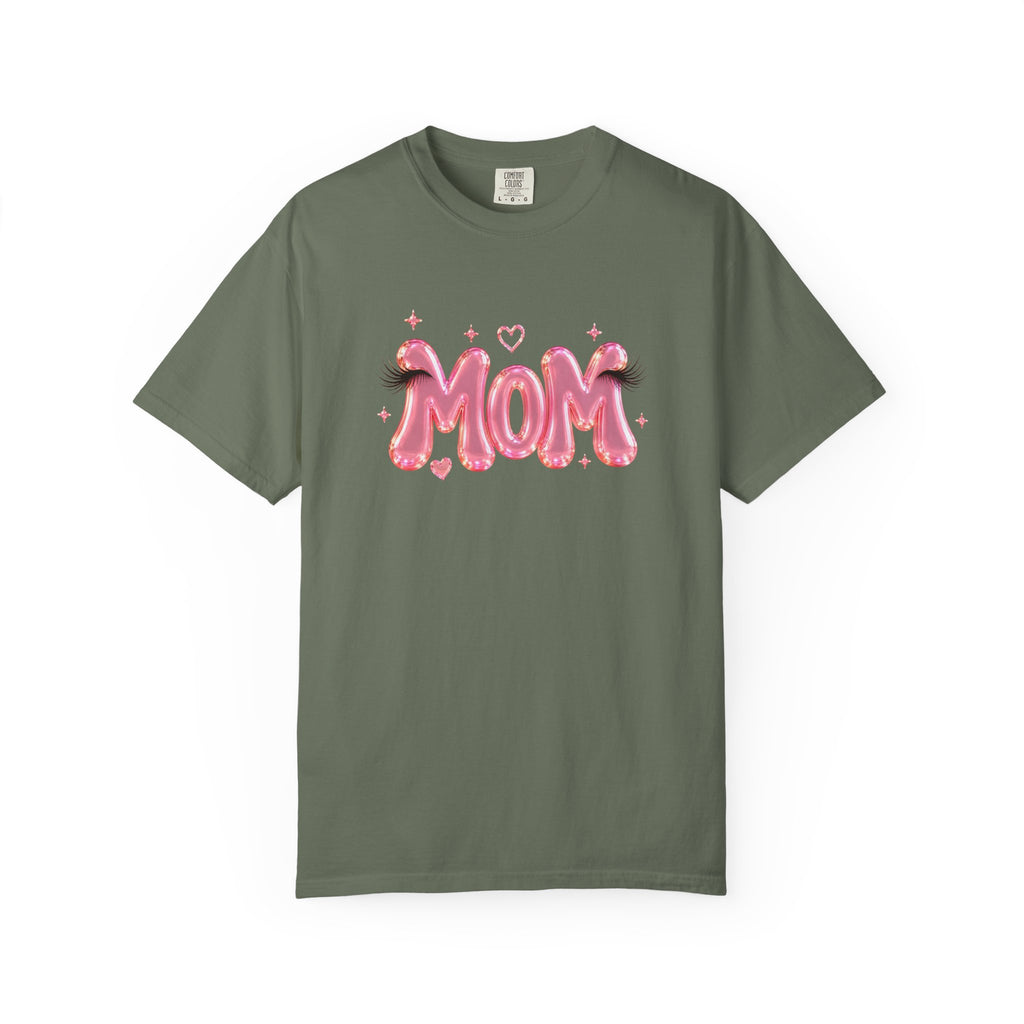 MOM Pink Balloon Eyelashes T-Shirt