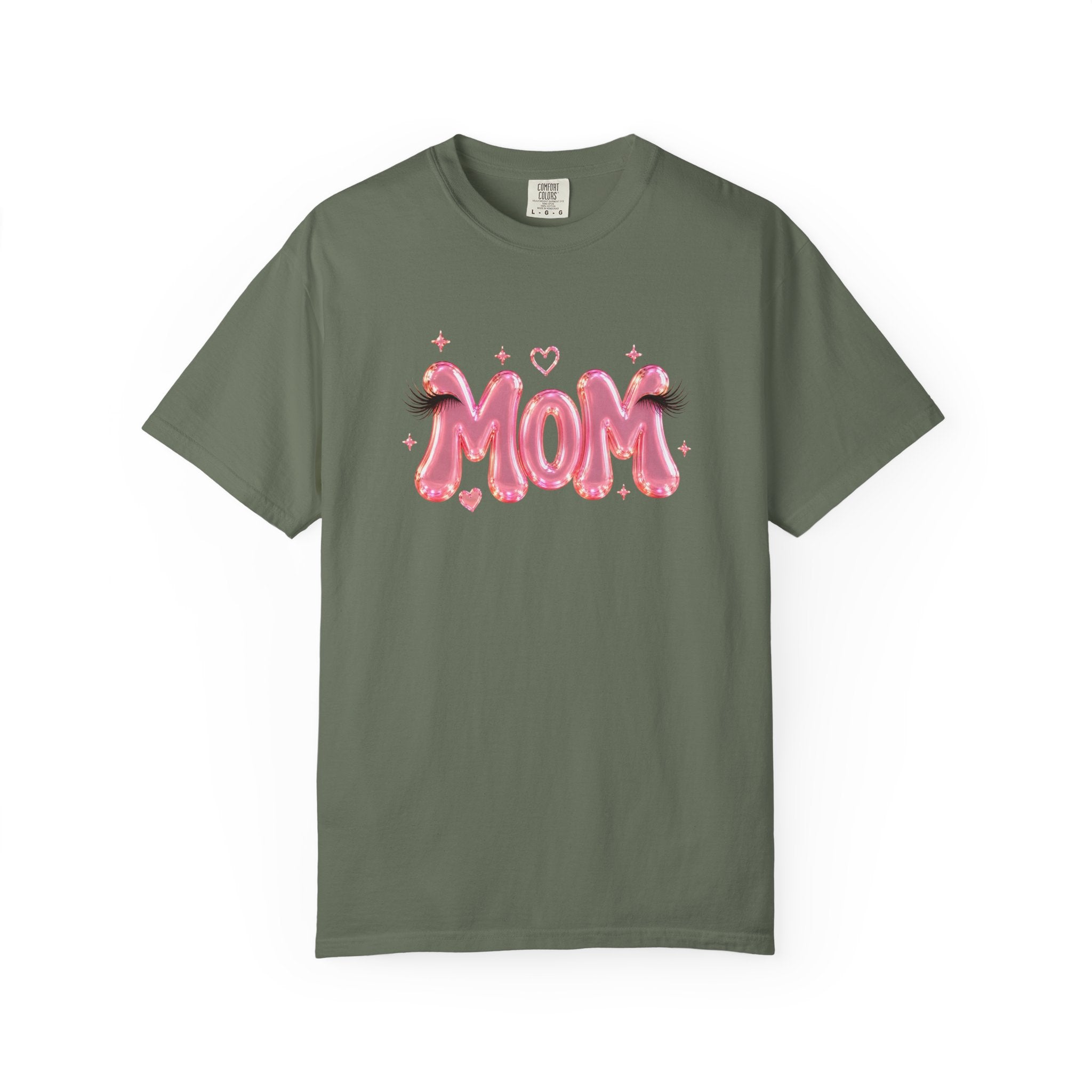 MOM Pink Balloon Eyelashes T-Shirt
