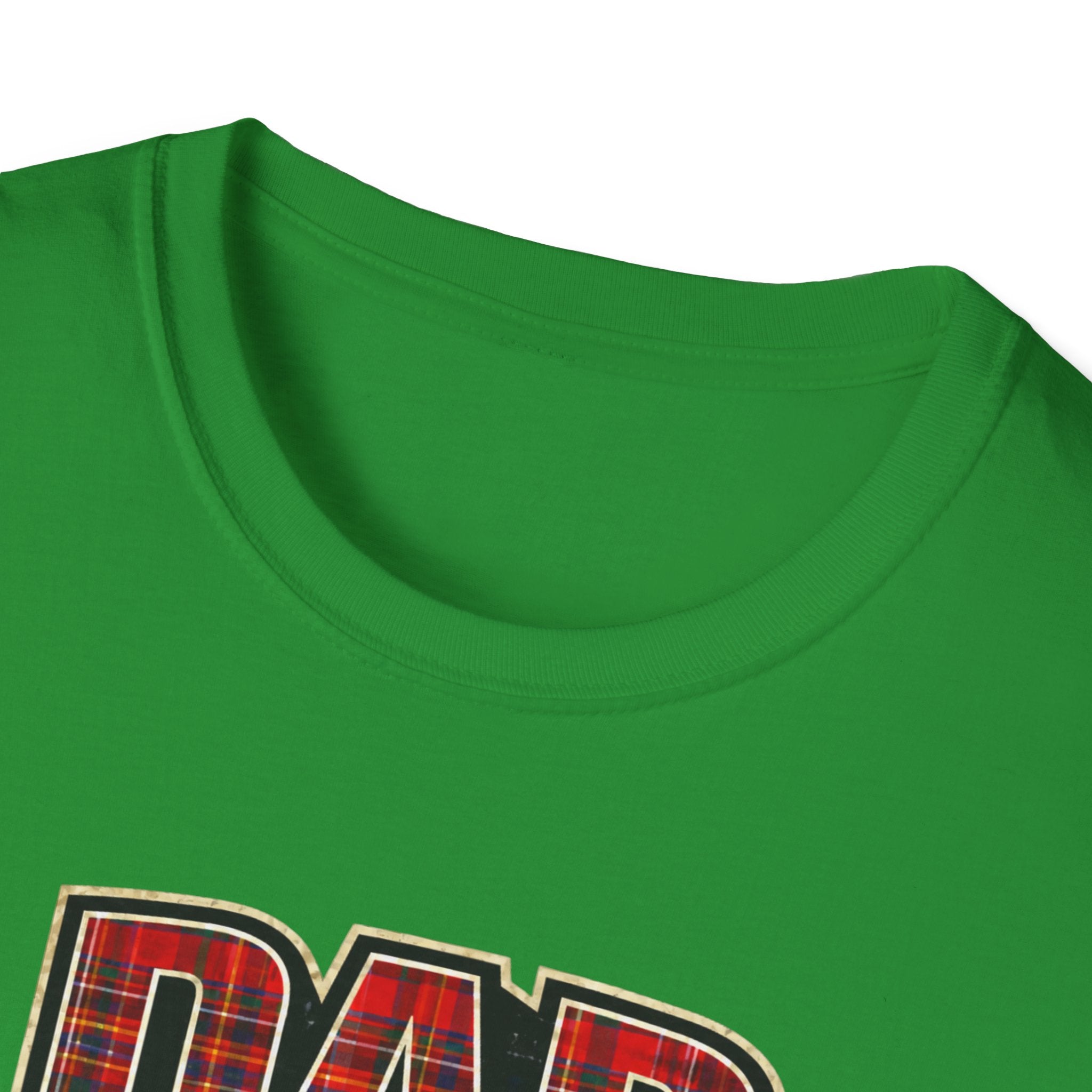 Dad Plaid Design T-Shirt – Rustic Father’s Day Gift