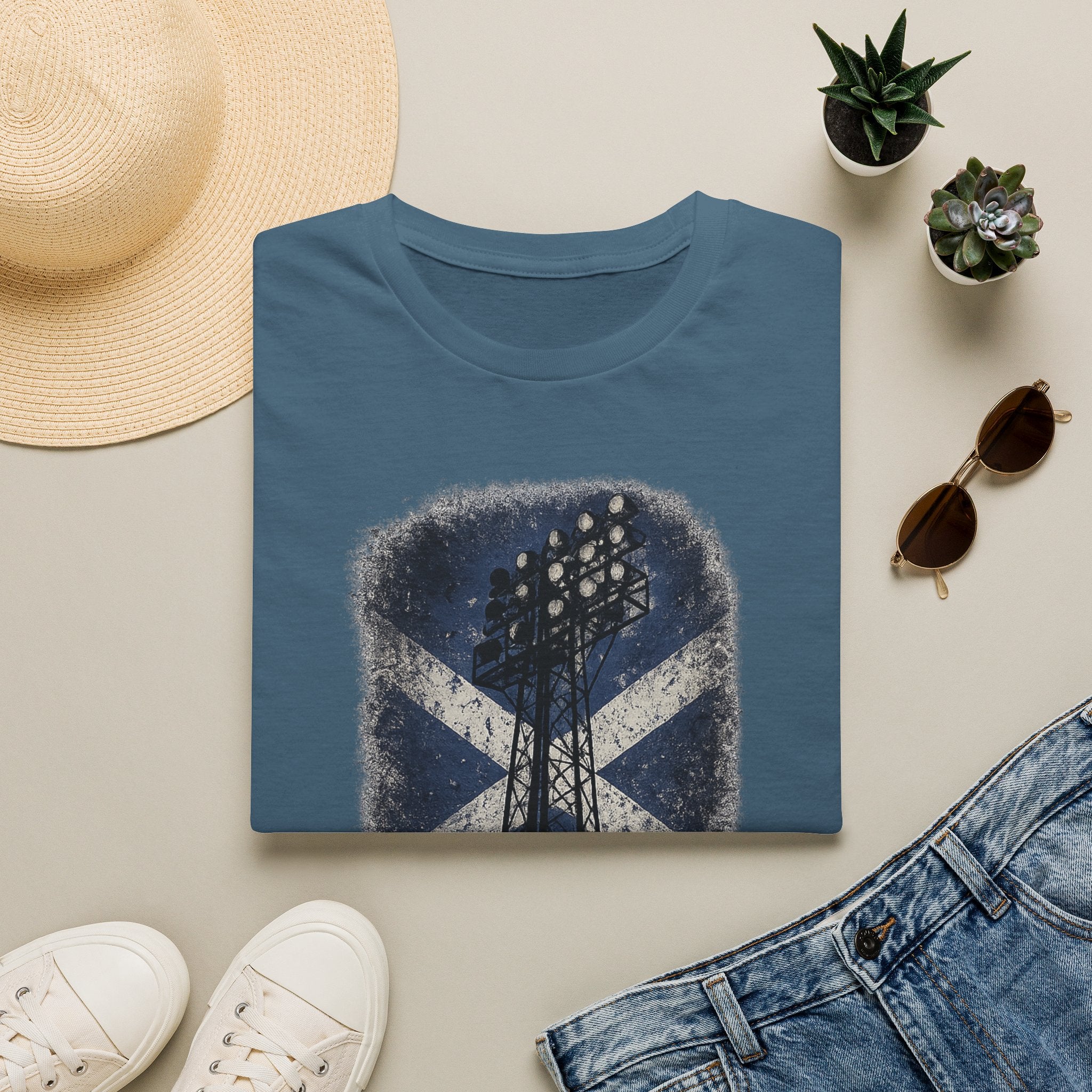 'The Roar' Scotland Flag Floodlights Tee