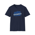 Super Grandad Scotland Flag/Scottish themed T-Shirt — Retro Comic Gift for Grandpa, Father’s Day & Birthday