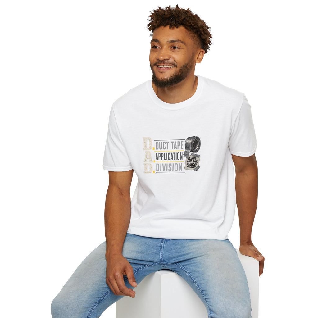D.A.D. Duct Tape Application Division T-Shirt — Funny DIY Repair Tee