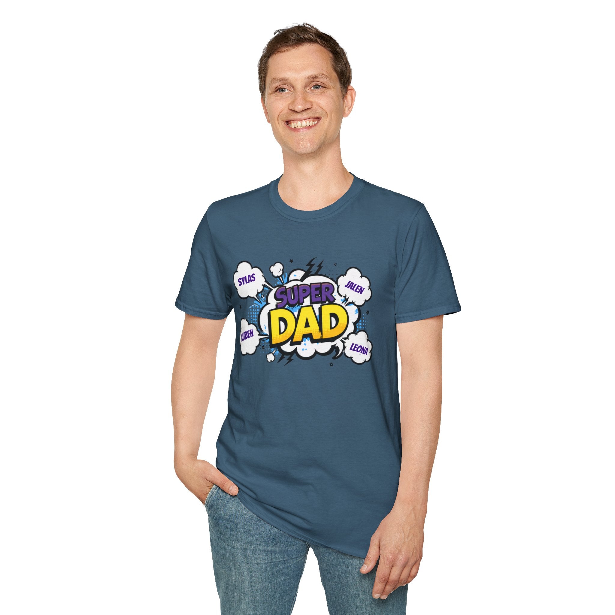 Super Dad Comic Graphic T-Shirt — Father’s Day Gift Tee