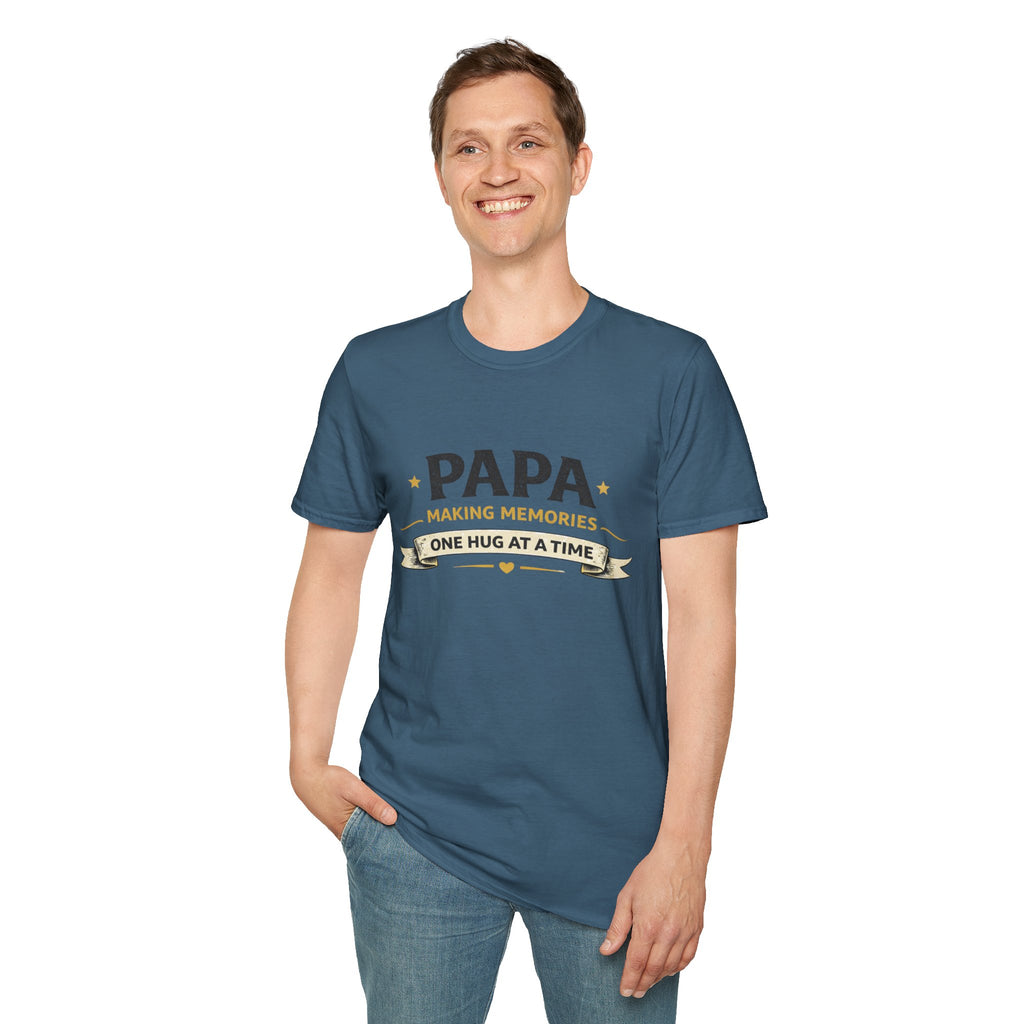 Papa "Making Memories One Hug at a Time" T-Shirt