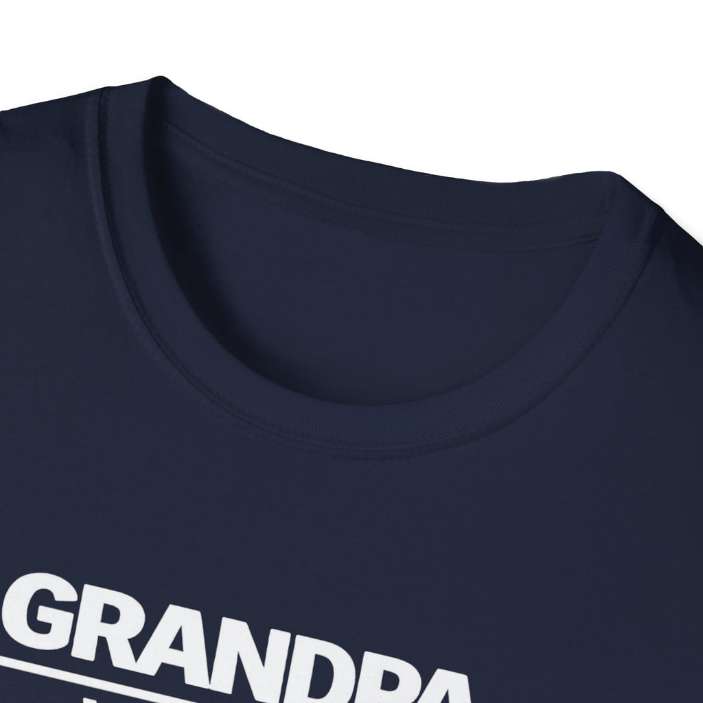Grandpa Warning T-Shirt — "Unlimited Biscuit Access" Funny Grandpa Tee