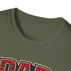Dad Plaid Design T-Shirt — DAD Est. 2026 New Dad Gift