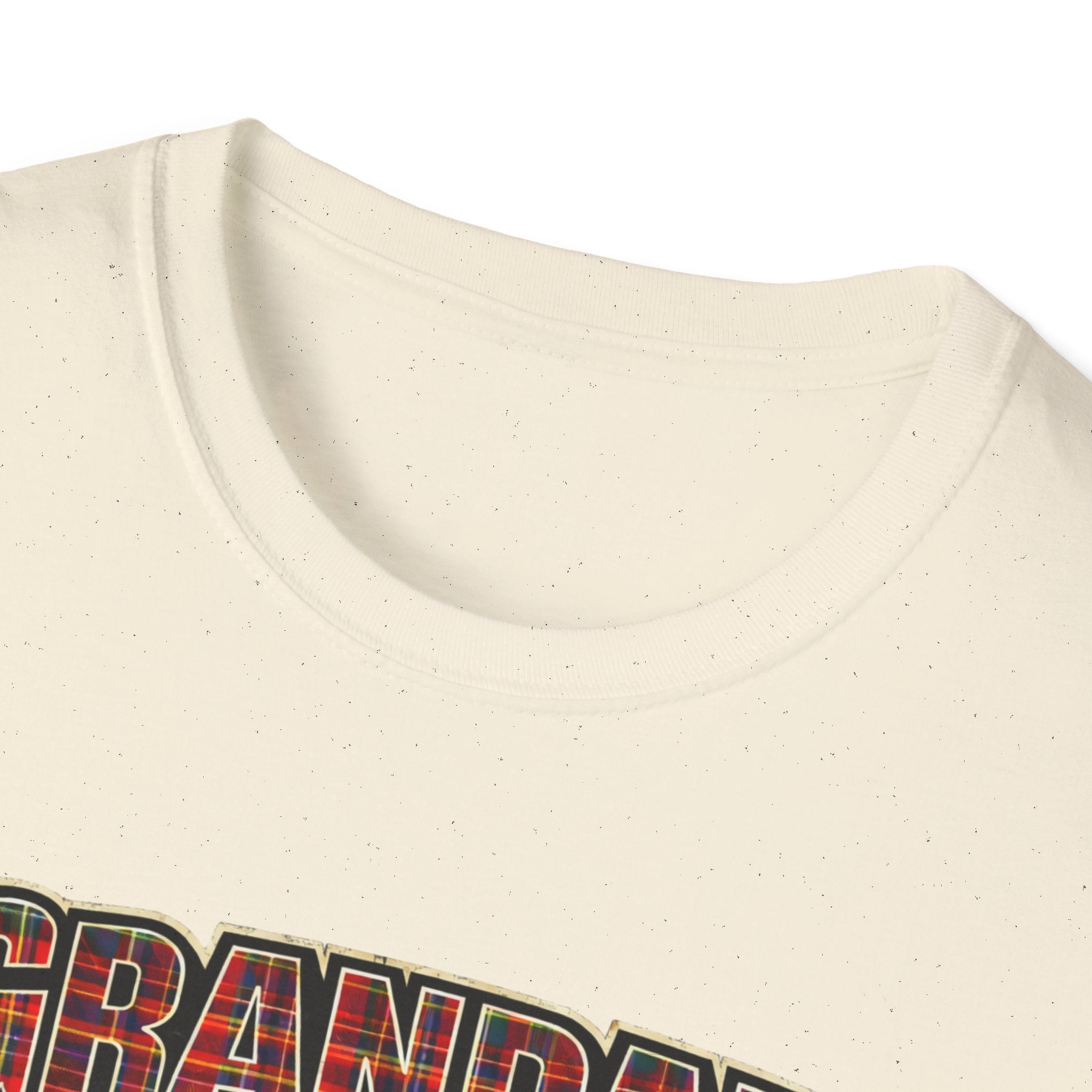 Grandad Plaid Family T-Shirt — "Loved by the Little Clan" Gift Tee