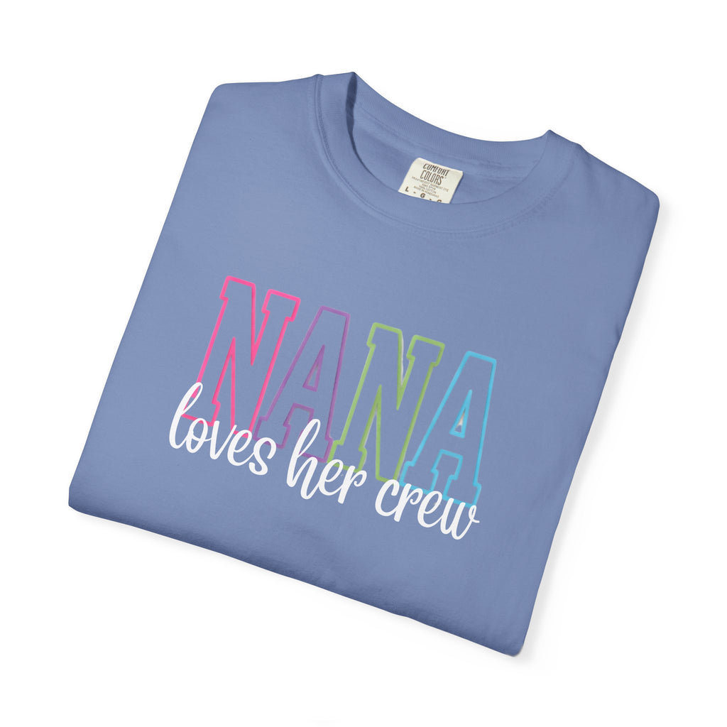 NANA loves her crew T-Shirt — Grandma Matching Family Tee