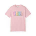Grandma Floral Graphic T-Shirt — "Grandma, the heart of our family" Gift Tee