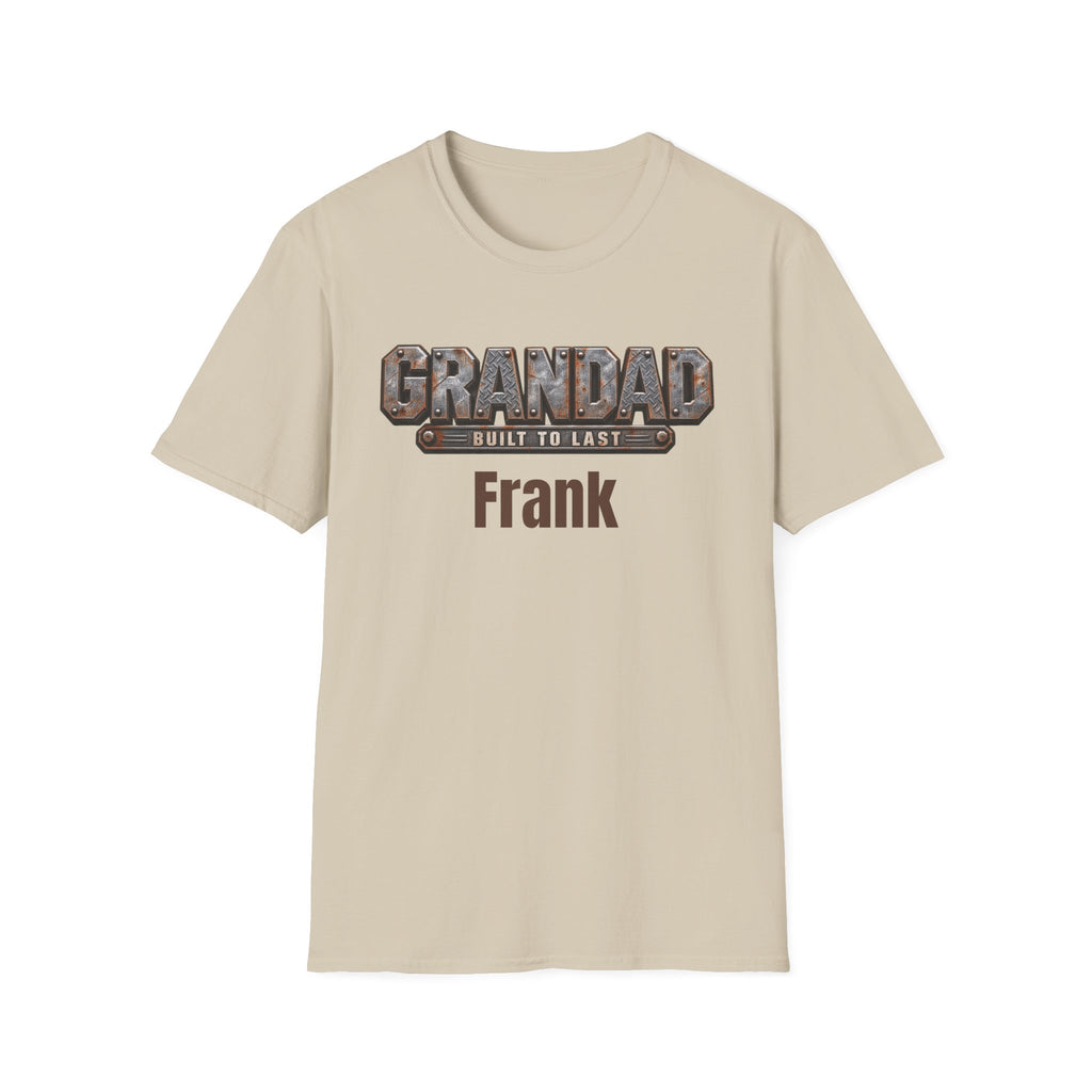 Grandad "Built to Last" T-Shirt — Personalise
