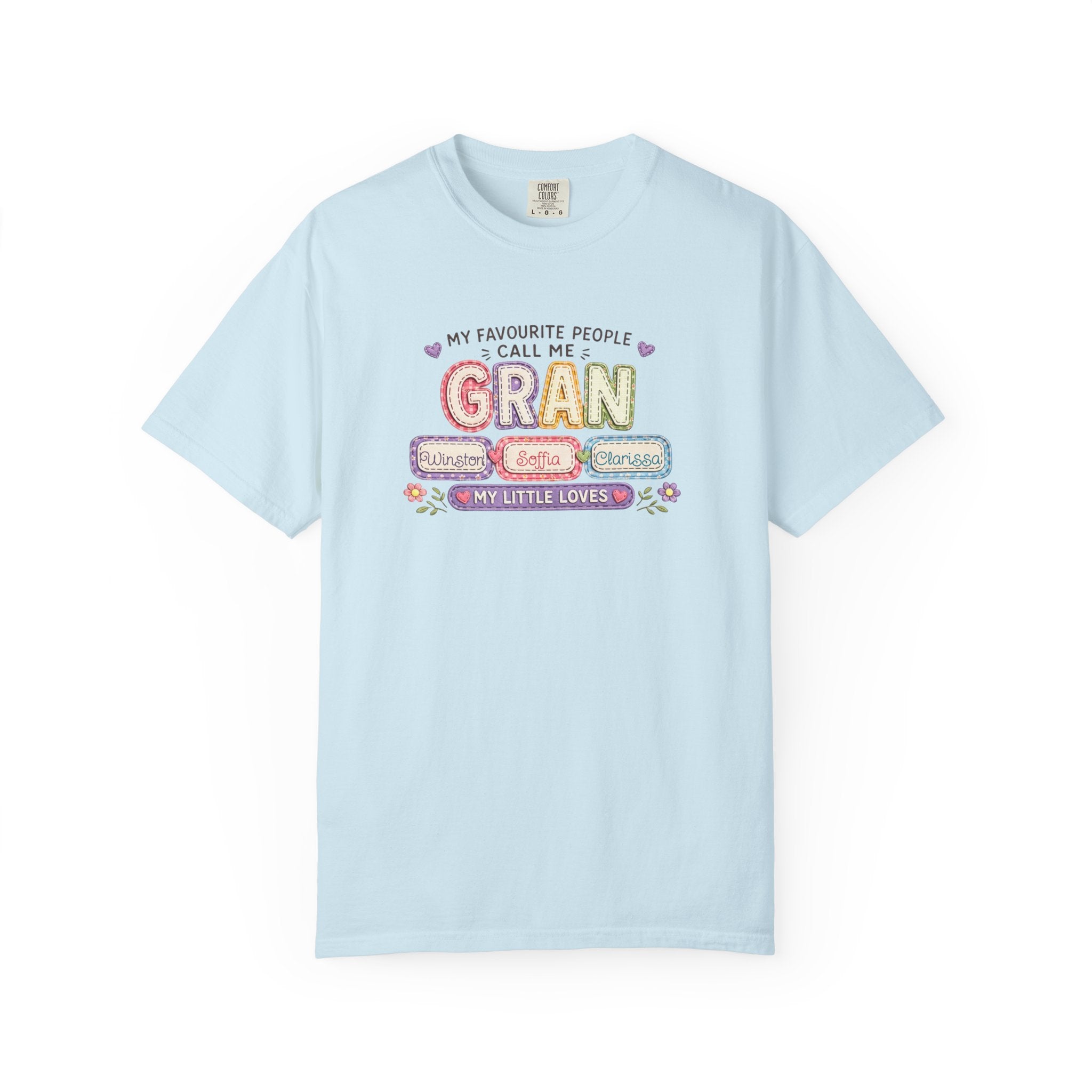 Gran Grandma T-Shirt – "My Favourite People Call Me Gran" Floral Gift Tee
