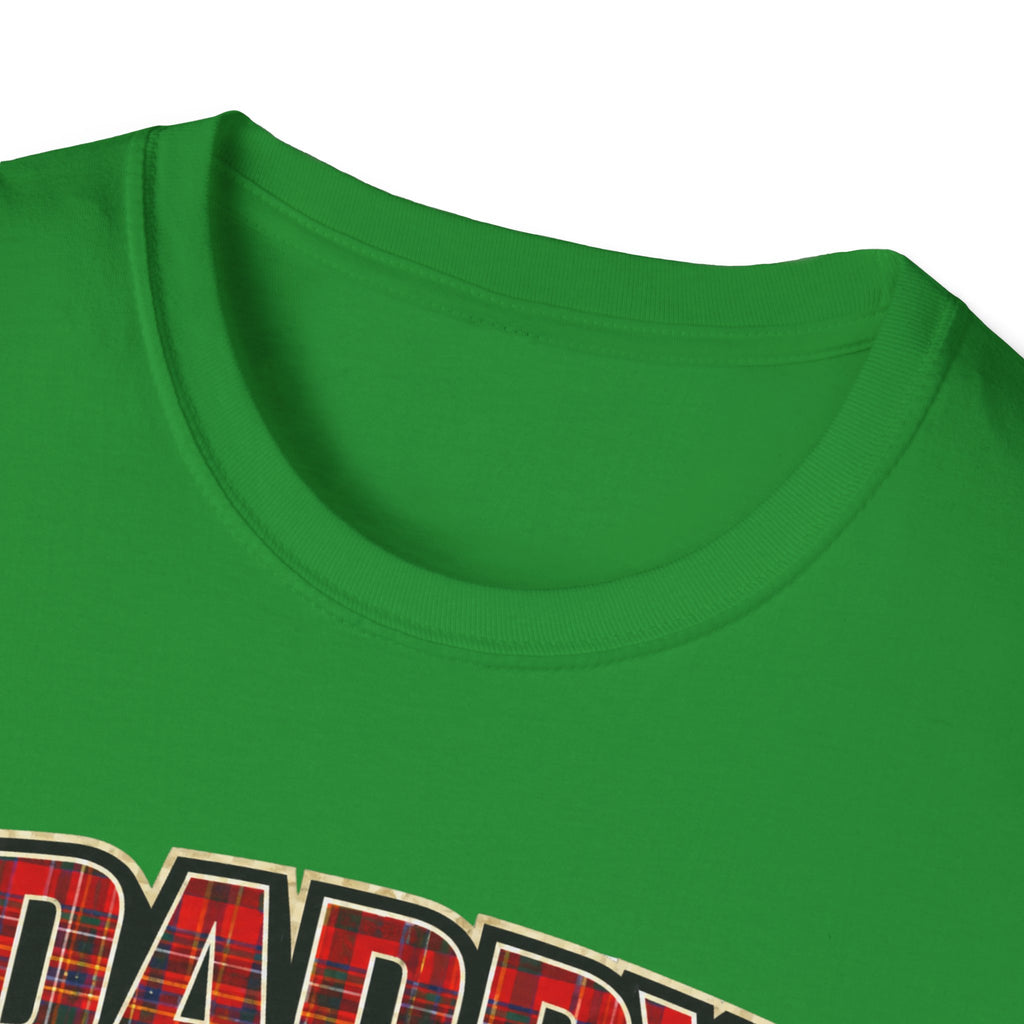 Daddy Plaid Father’s Day T-Shirt — 'Daddy Loves You More Than Coffee' Graphic Tee