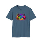 Gamer Dad Colourful Controller Design T-Shirt