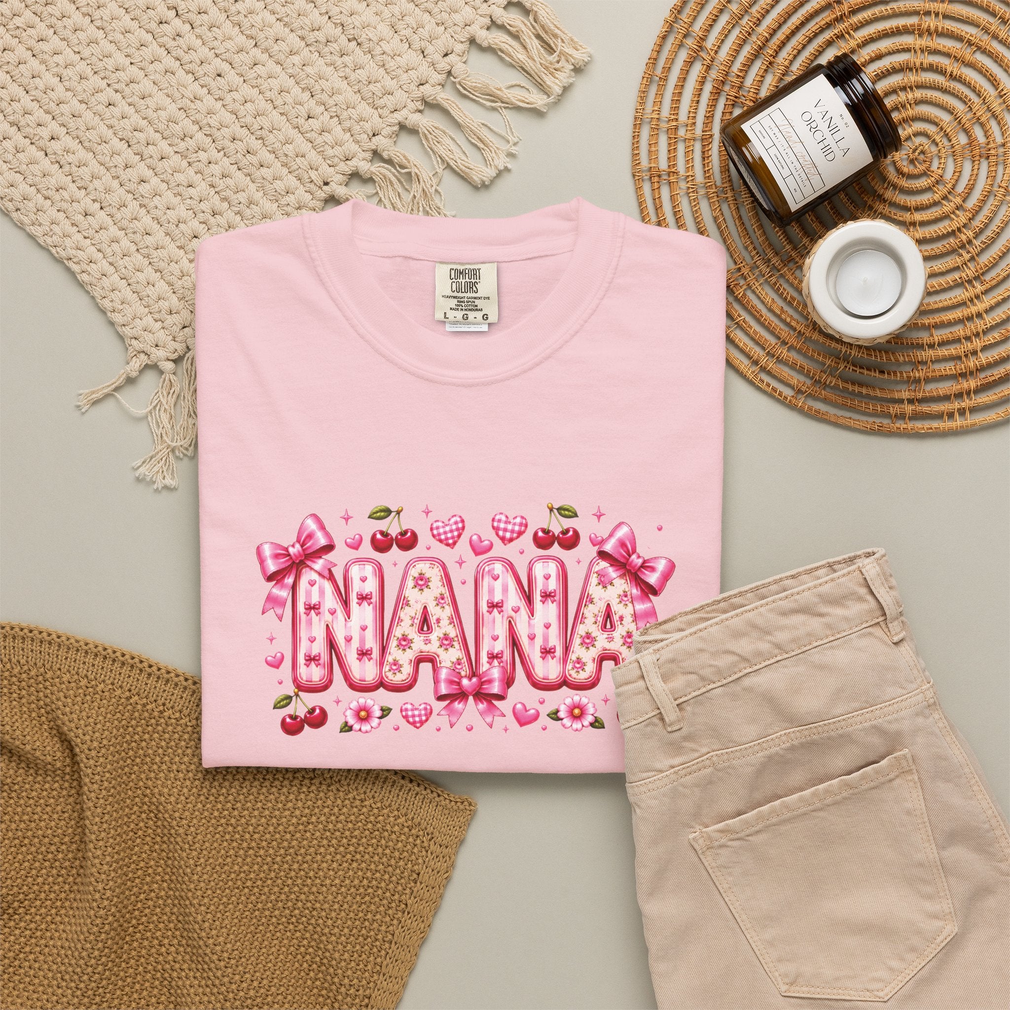 NANA Floral Heart T-Shirt