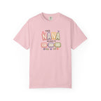 Nana Family Name T-Shirt — "This Nana Belongs To" Floral Grandma Gift