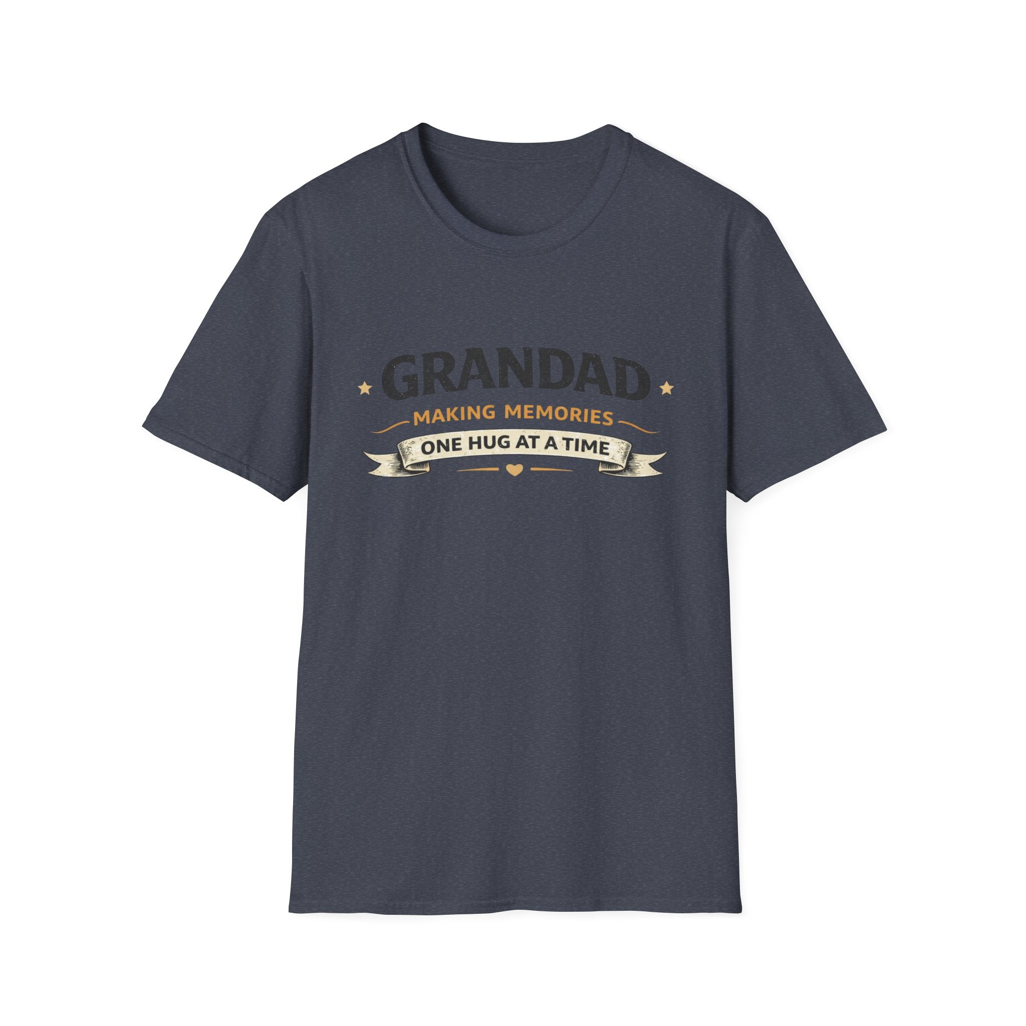 Grandad T-Shirt - "Making Memories One Hug at a Time" Grandpa Gift Tee