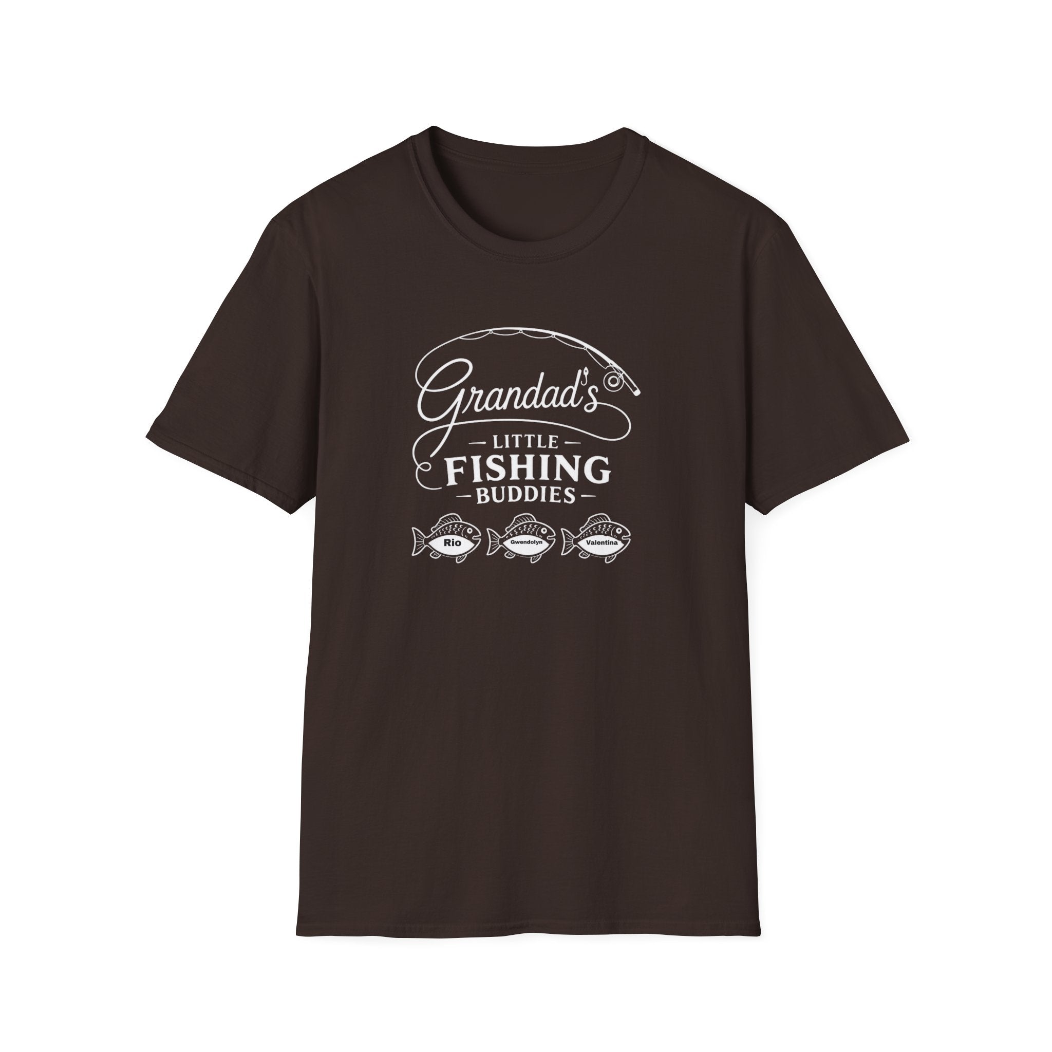 Granddad’s Little Fishing Buddies T-Shirt — Father/Grandparent Fishing Gift