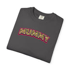 MUMMY Camo Script T-Shirt — Vintage Comic Style Mommy Tee