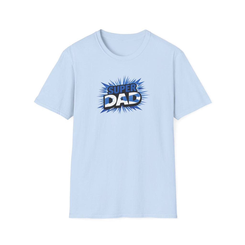 Super Dad T-Shirt — Scotland Flag themed Comic-Style Father's Day Gift