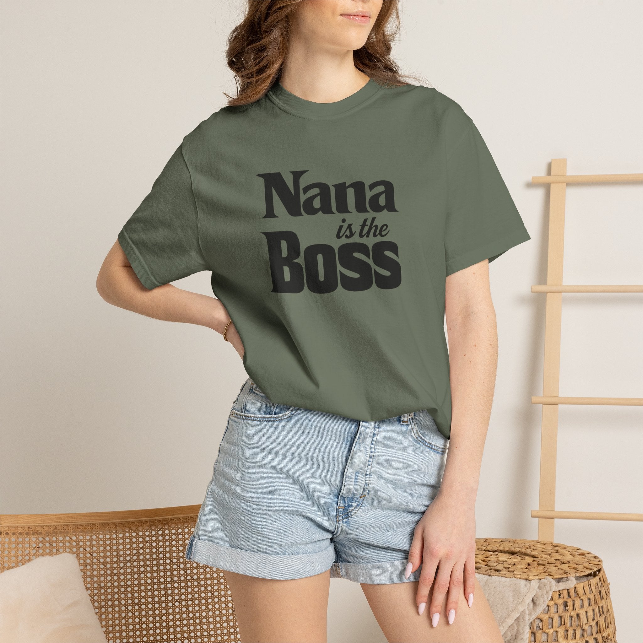 Nana Is the Boss T-Shirt — Funny Grandma Gift Tee