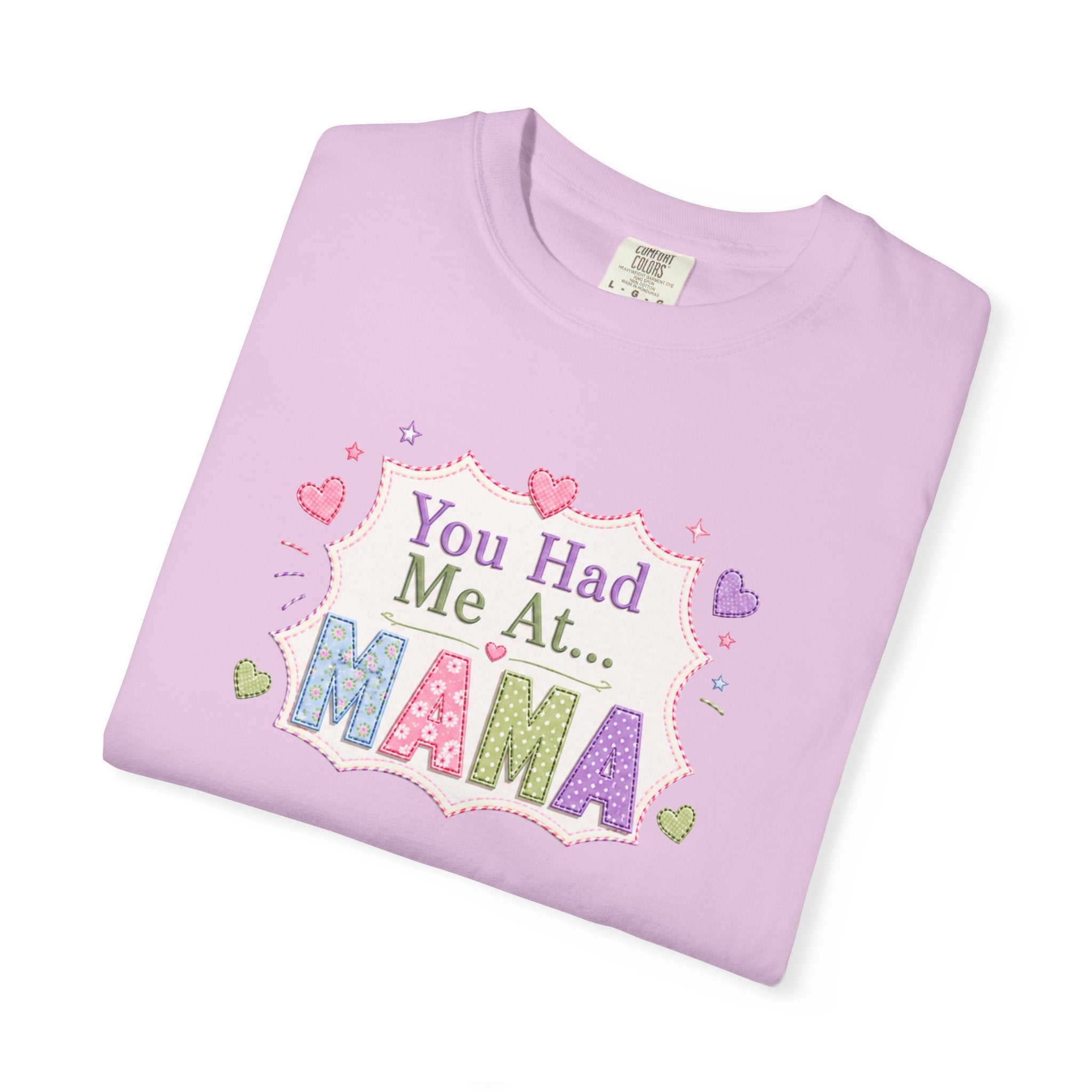 You Had Me At Mama T-Shirt — Cute Pastel Mom Graphic Tee for Mother's Day