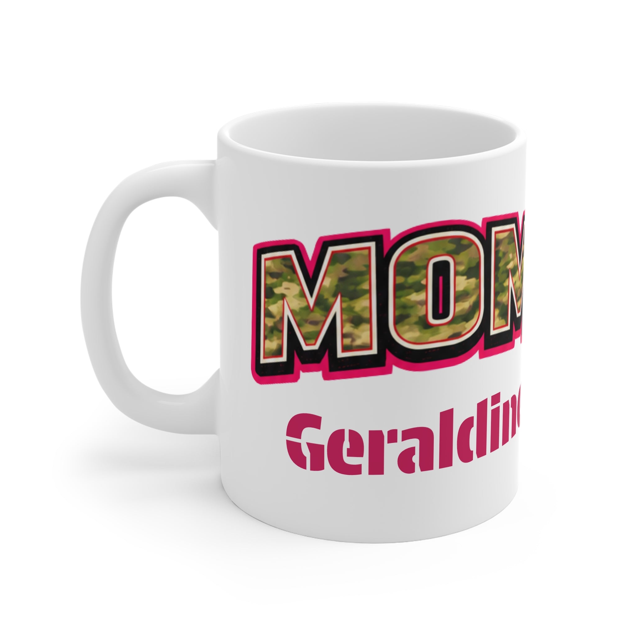 MOM Camo Accent Mug — Bold Military-Style Mother’s Day Gift