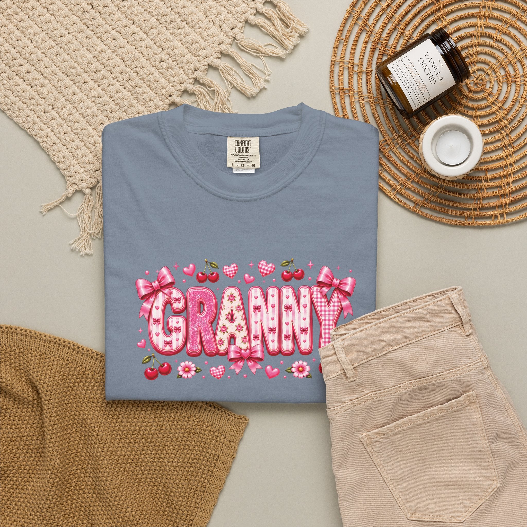 GRANNY Floral Heart T-Shirt