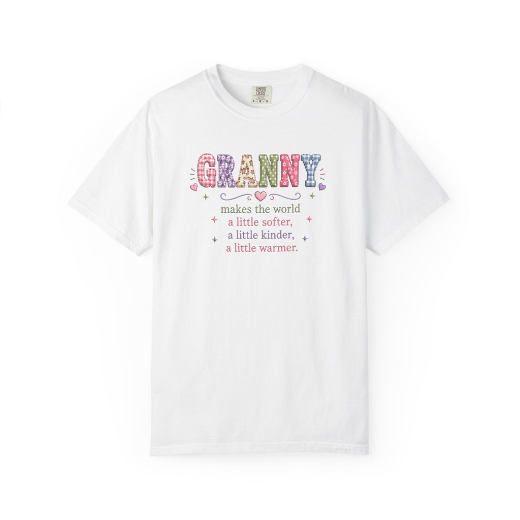 Granny Floral Graphic T-Shirt — "Granny makes the world a little softer, a little kinder, a little warmer"