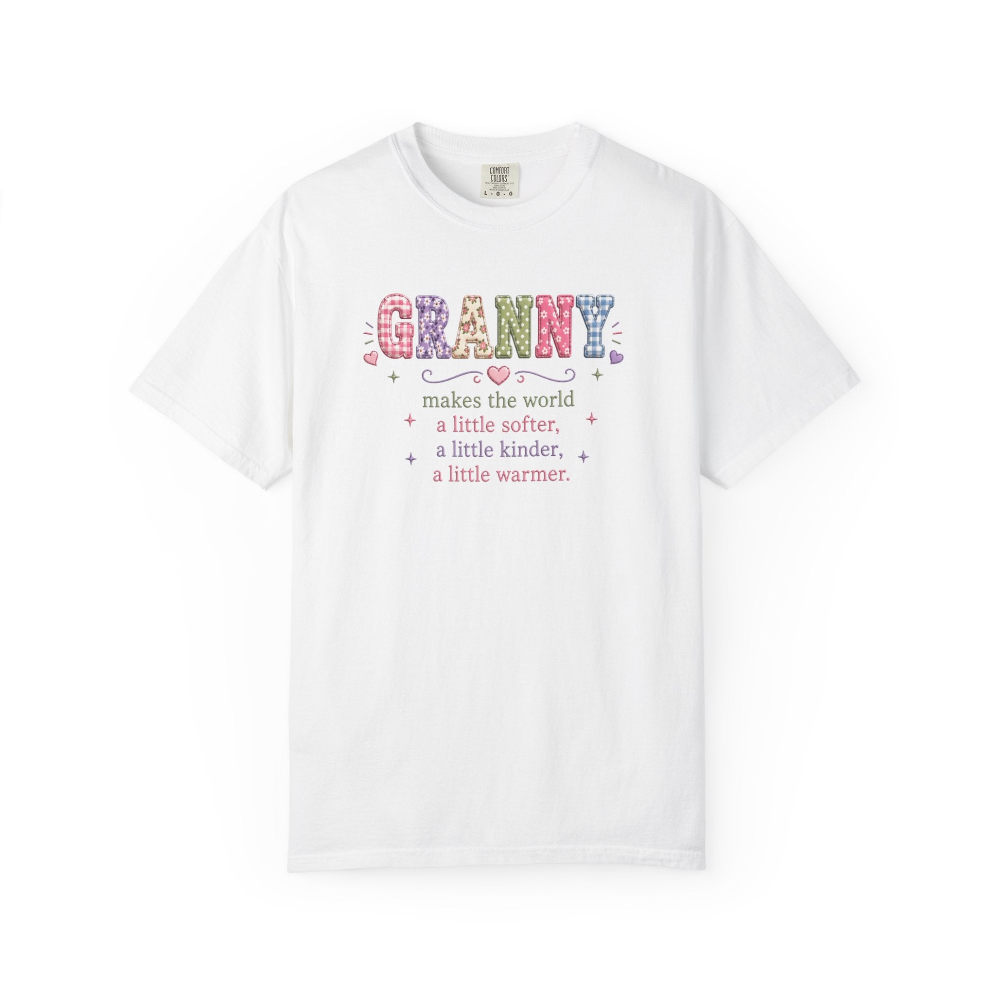 Granny Floral Graphic T-Shirt — "Granny makes the world a little softer, a little kinder, a little warmer"