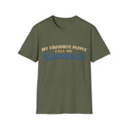 Grandad T-Shirt – “My Favourite People Call Me Grandad” Casual Grandpa Tee