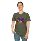 Gamer Dad Colourful Controller Design T-Shirt