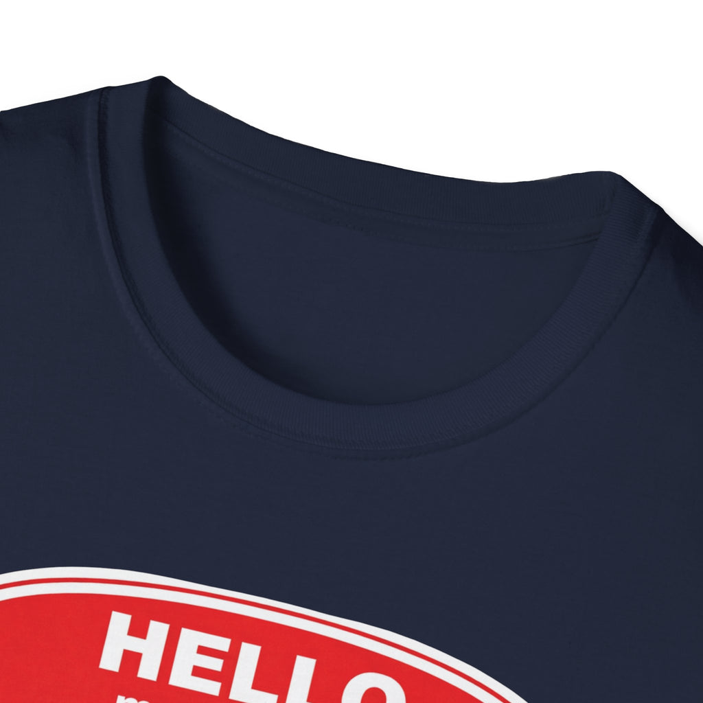Hello My Name Is Grandad T-Shirt — Funny Grandfather Gift