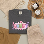 Mommy Hearts T‑Shirt — Cute Pastel 'MOMMY' Graphic Tee for Mother's Day & New Moms