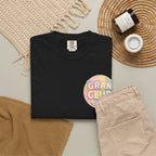T-Shirt — "Gran Club" Retro Floral Badge Tee