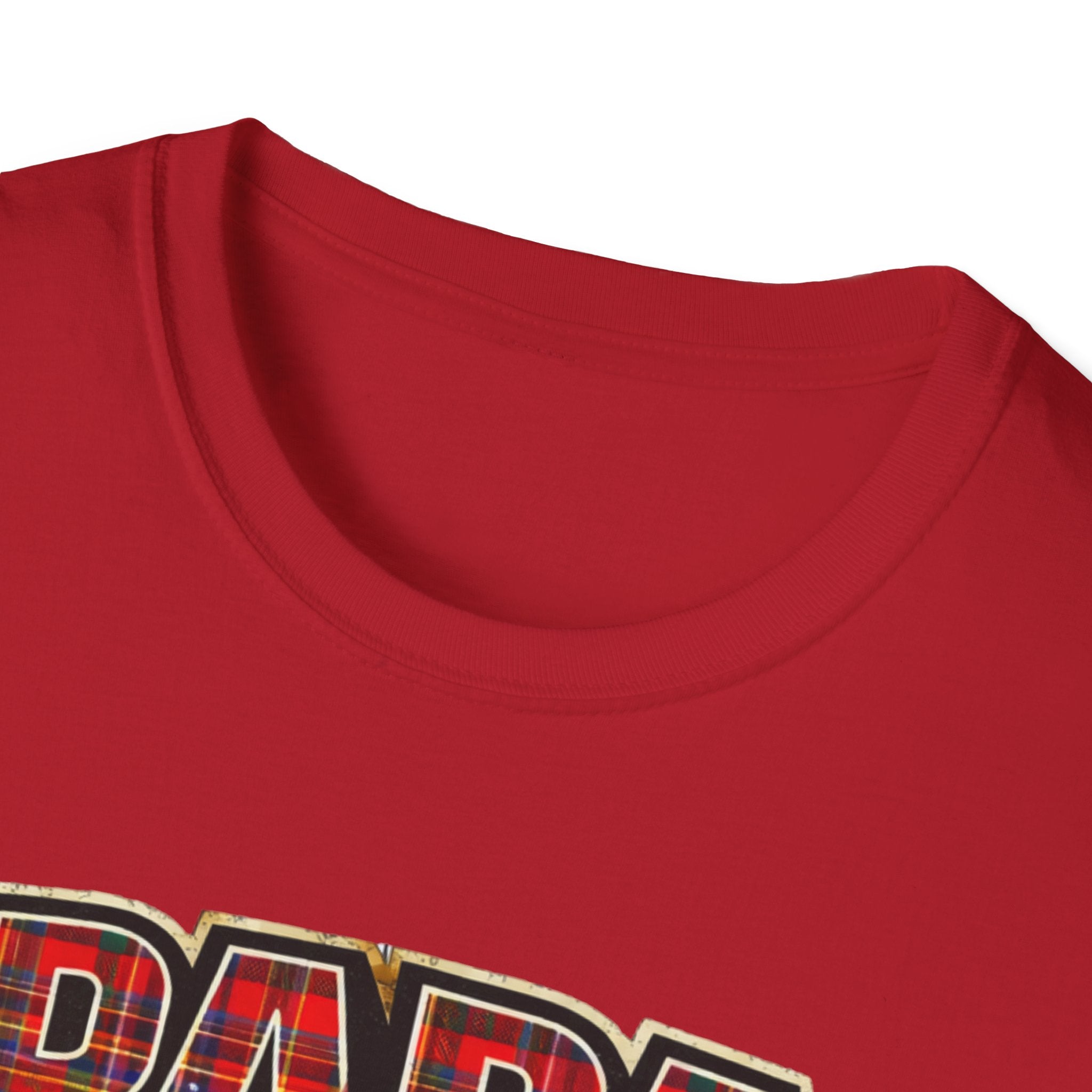 Papa Plaid T-Shirt – "Papa Loves his Little Clan" Grandfather Gift for Father's Day