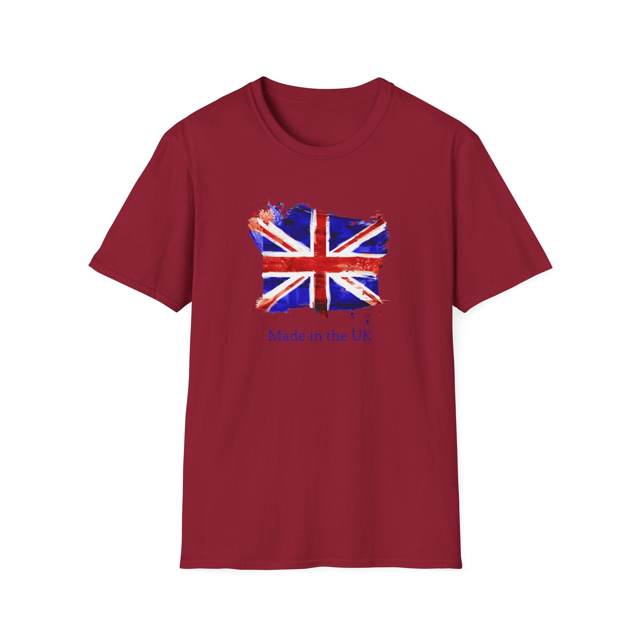 British Flag Watercolor T-Shirt – "Made in the UK" Pride Tee