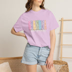 Grandma Floral Graphic T-Shirt — "Grandma, the heart of our family" Gift Tee