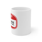 Mug — "Hello My Name Is Granny" Ceramic Coffee Cup (11oz)