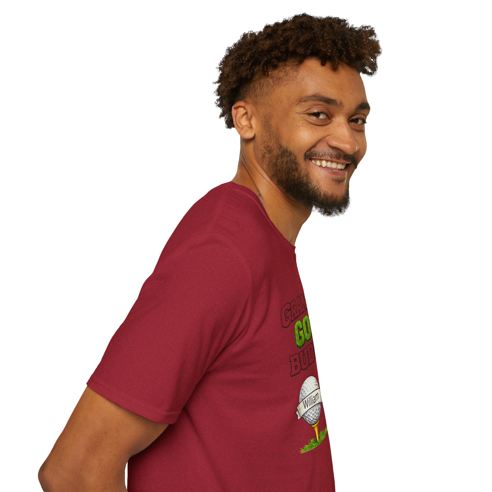 Grandad's Golf Buddies T-Shirt — Personalized Names Golf Tee