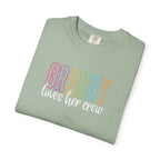 Grandma Loves Her Crew T‑Shirt — Pastel Family Grandma Tee