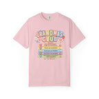 Grandma's Club T-Shirt — Cute Floral 'Grandma's Club' Rules Tee