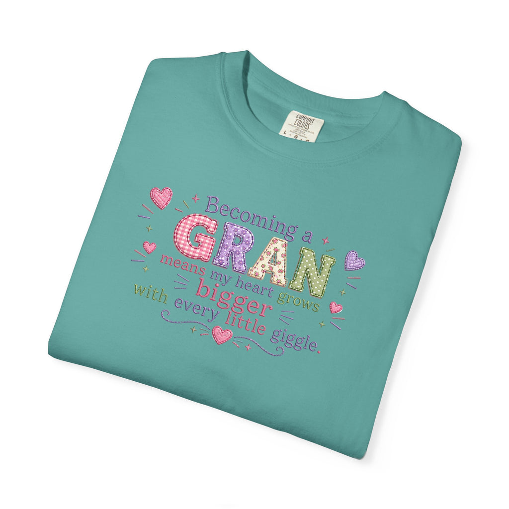 Heartfelt Gran T-Shirt - Becoming a Gran Means My Heart Grows Bigger