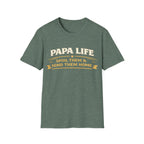 Papa Life T-Shirt — "Spoil Them & Send Them Home" Grandfather Gift
