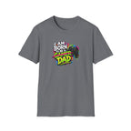 "I Am Born To Be A Gamer Dad" Neon T‑Shirt